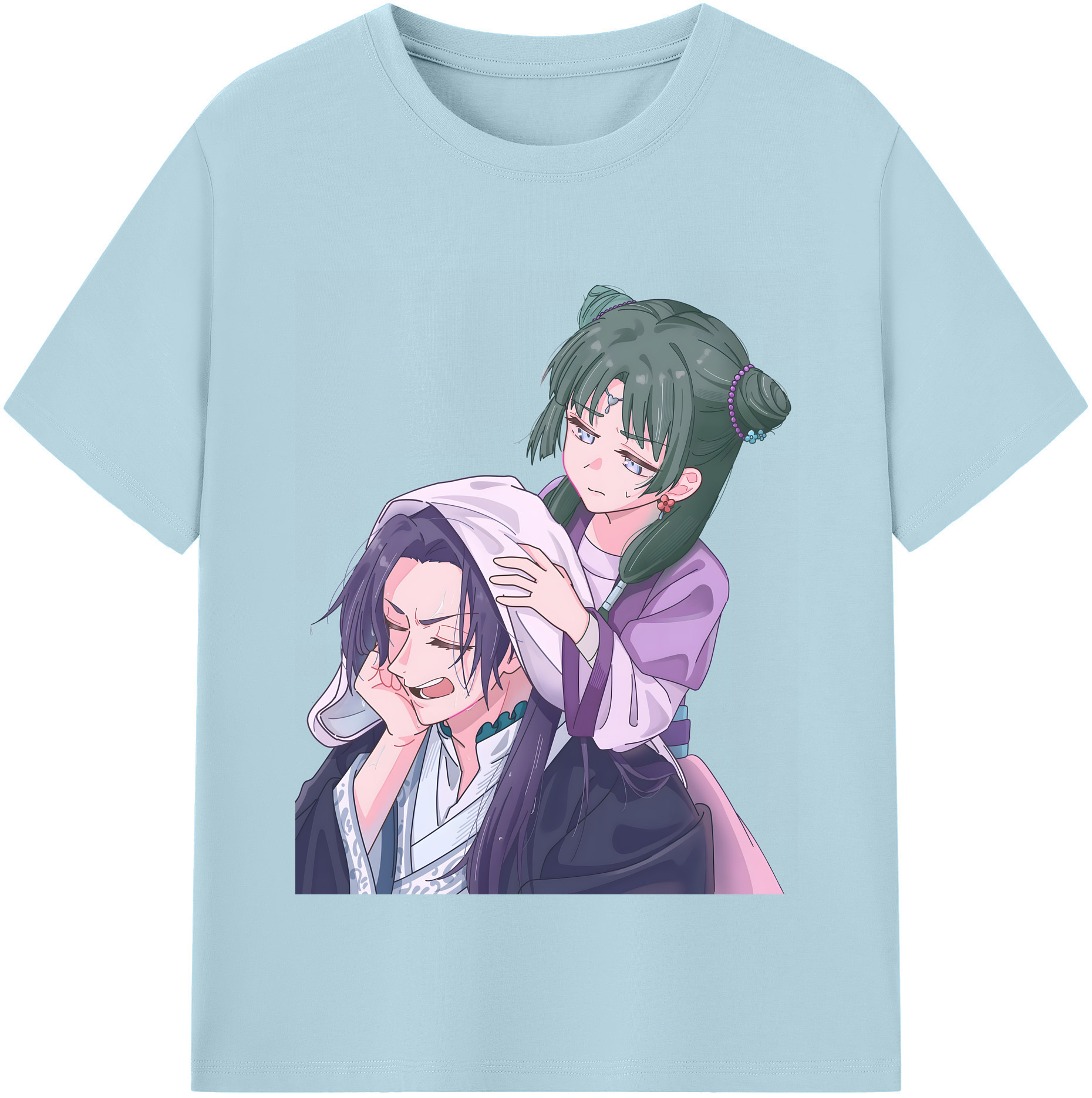 （画像用） 薬屋のひとりごと The Apothecary Diaries 綿100％半袖Tシャツ（フロントプリント）